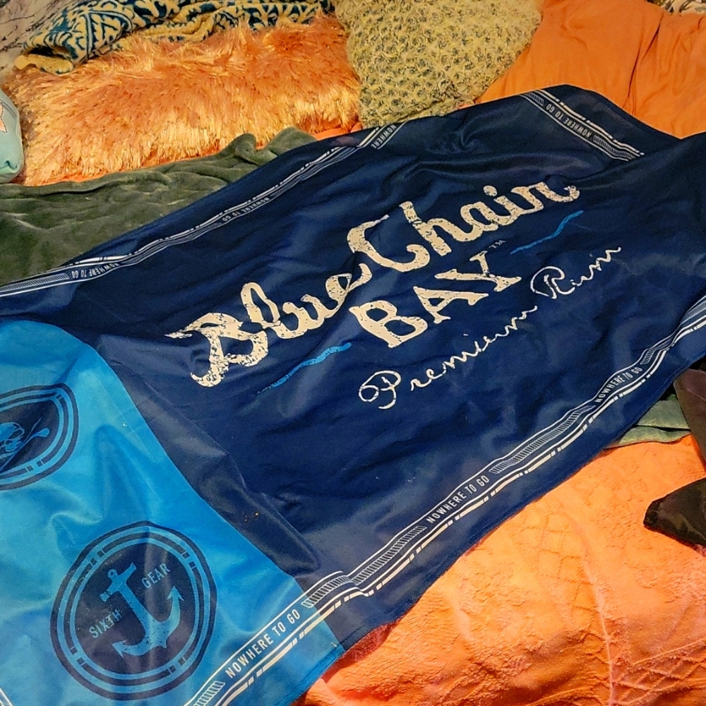 Blue chair Bay Flag